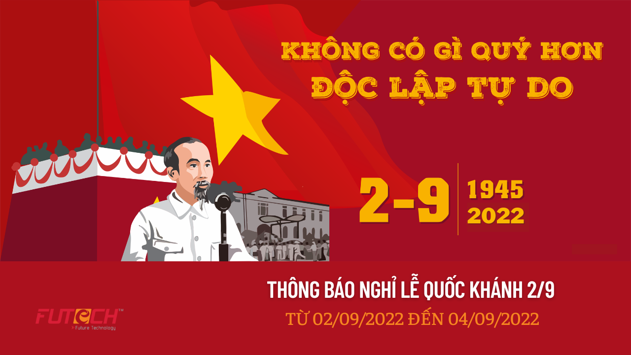 THÔNG BÁO LỊCH NGHỈ LỄ QUỐC KHÁNH 2-9